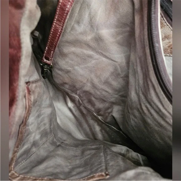 BED Stu Starry Night Rockaway Leather Bag EUC - Picture 10 of 11